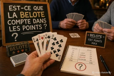 Est-ce que la belote compte dans les points ?