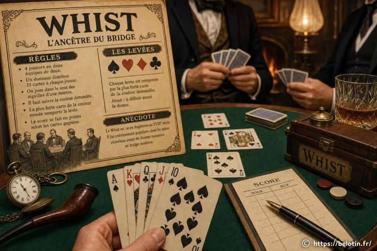 Whist : comprendre les règles, les levées et les anecdotes de l’ancêtre du bridge