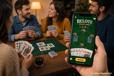 Quelle application pour jouer à la belote entre amis ?