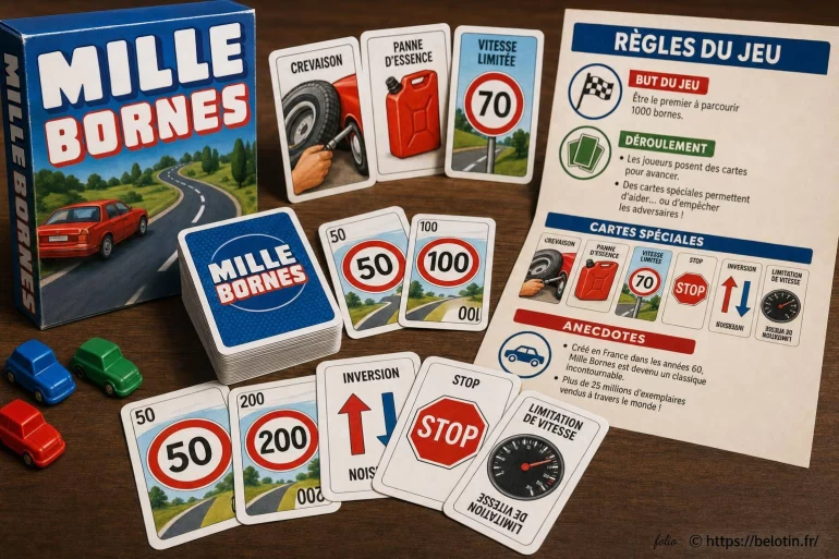 Mille bornes : règles essentielles, cartes spéciales et anecdotes surprenantes