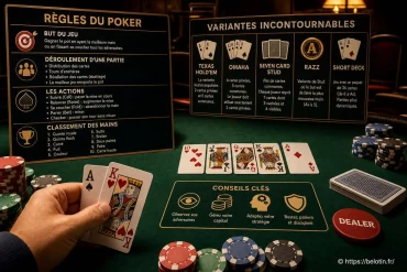 Règles et variantes incontournables du poker