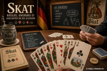 Skat : règles, enchères et anecdotes du jeu allemand