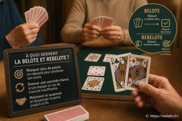 À quoi sert la belote et rebelote dans le jeu de cartes ?