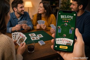 Quelle application pour jouer à la belote entre amis ?