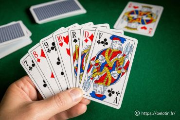 7 cartes qui se suivent à la belote : comment les repérer et en tirer parti