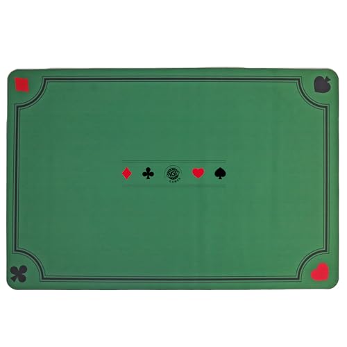 MGM Games - Tapis De Jeu - Jeu De Cartes - 140352 - Vert - A