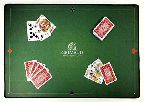 Grimaud – Tapis de cartes néoprène 40 x 60 cm – Tapis de jeu