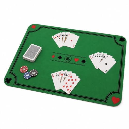 B&G International Tapis de Jeu 60 x 40 cm pour Cartes de 2 à