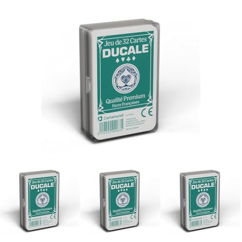 Ducale Origine - Jeu de 32 Cartes - Jeu de Belote - Boîte Pl