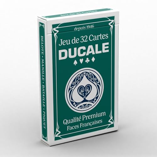 Ducale Origine - Jeu de 32 Cartes - Jeu de Belote
