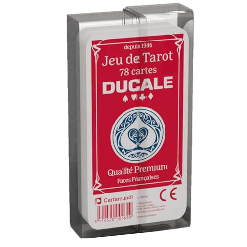 Ducale | Jeu de Tarot | 78 Cartes à Jouer | Boîte Plastique