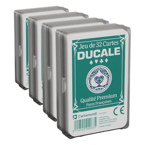Ducale Origine - Jeu de 32 Cartes - Jeu de Belote - Boîte Pl