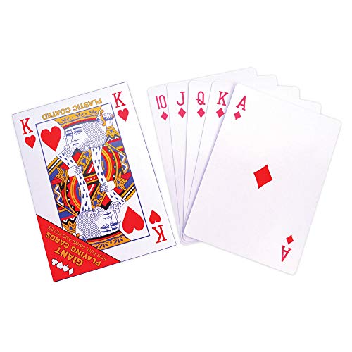 Jeu de cartes géantes 17 cm x 12 cm (S03502)